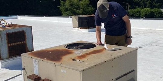Rooftop HVAC services by Infinite Mechanical, LLC.
